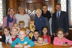 Besuch Raimundkindergarten im Ratssaal